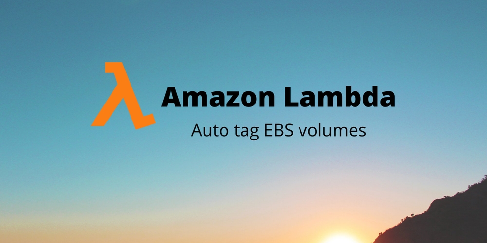 img of Auto Tag EBS Volumes by using EventBridge and Lambda