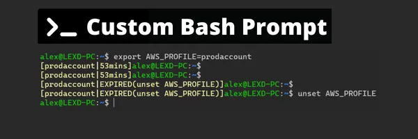 img of Customizing Bash Prompt (PS1) to show AWS Credential Expiration