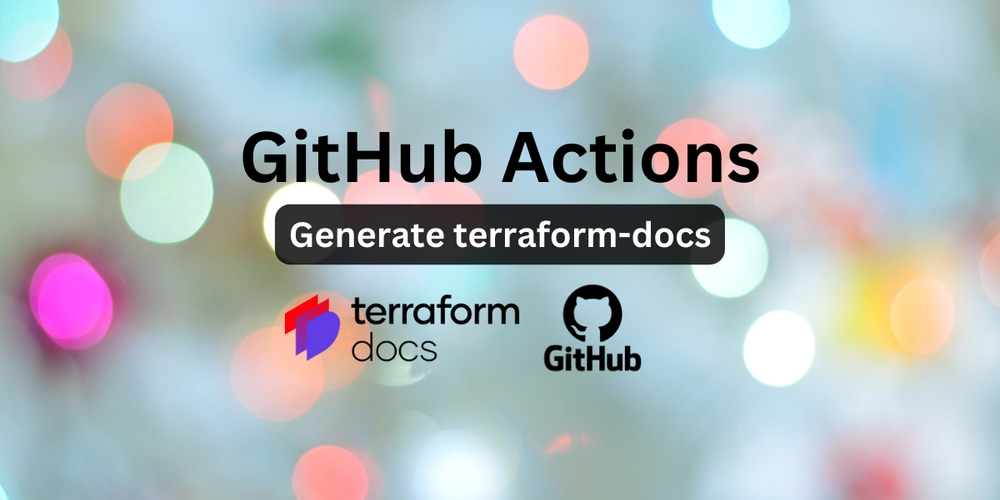 img of GitHub Actions - Generate Terraform Docs