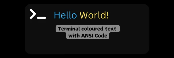 img of Coloured Text using ANSI Escape Code